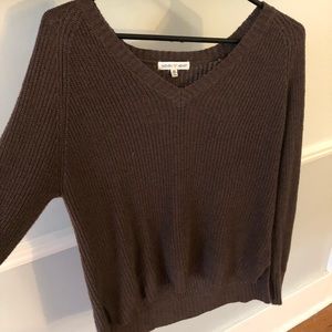 Brown sweater